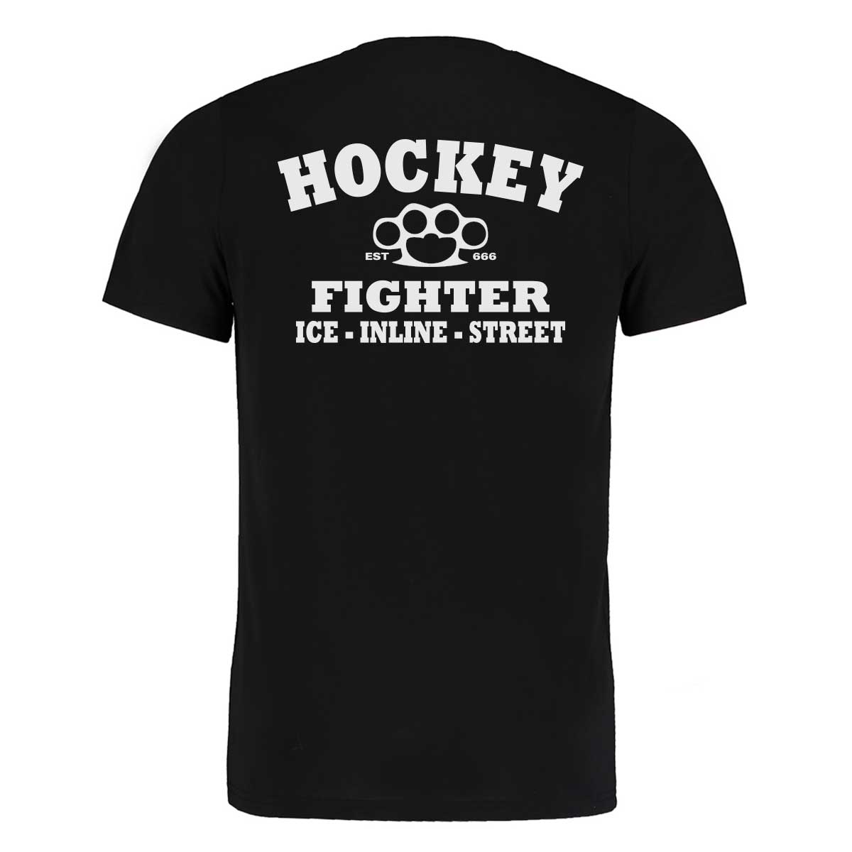SCALLYWAG® Retro T-Shirt HOCKEYFIGHTER (Backprint) - COR3zilla