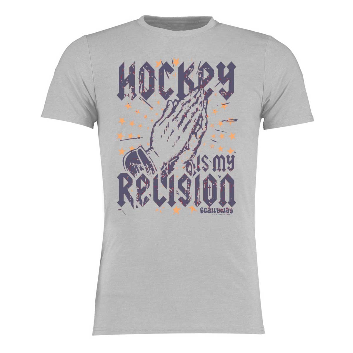 SCALLYWAG® HOCKEY T-Shirt HOCKEY RELIGION - COR3zilla