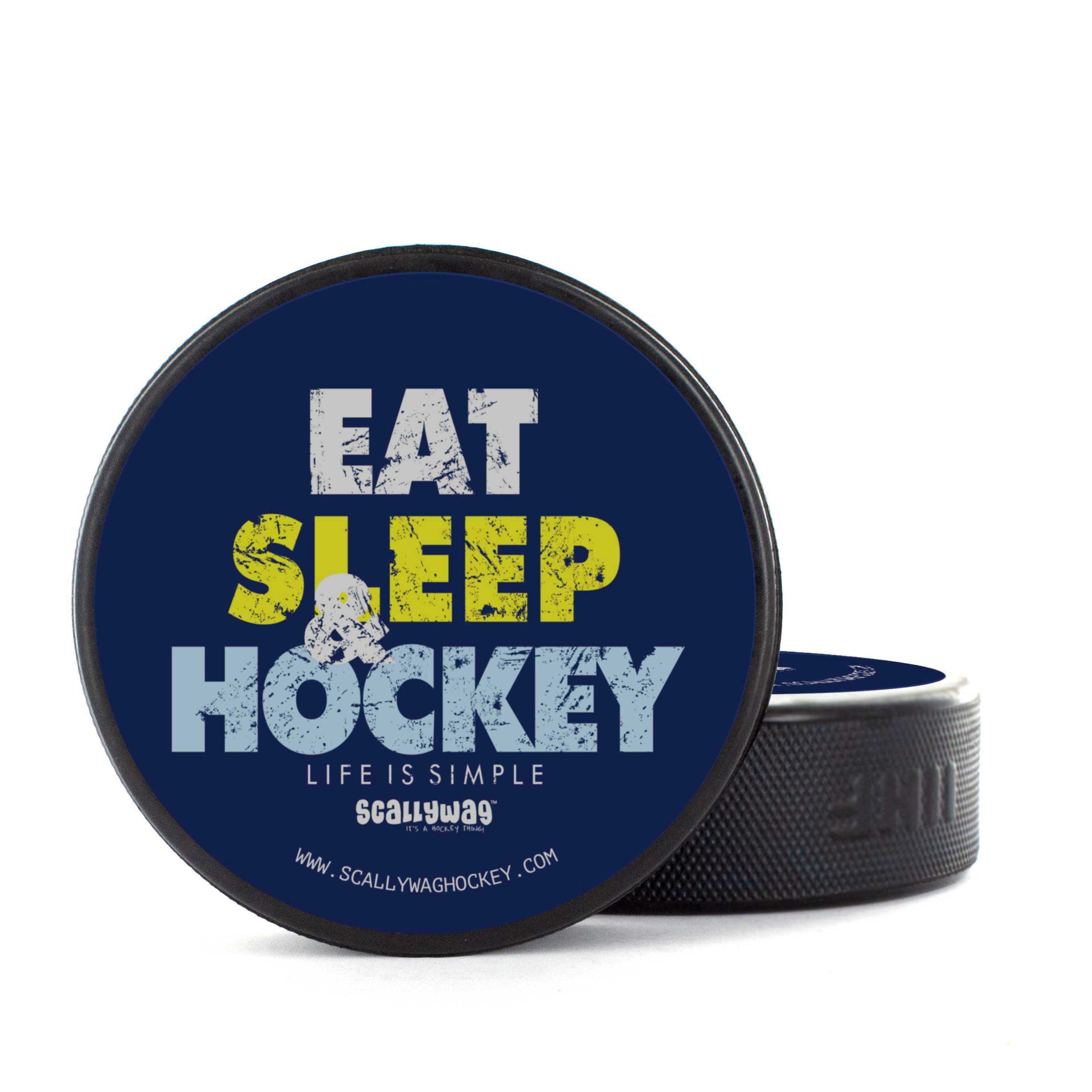 Eishockey Puck EAT SLEEP HOCKEY - COR3zilla